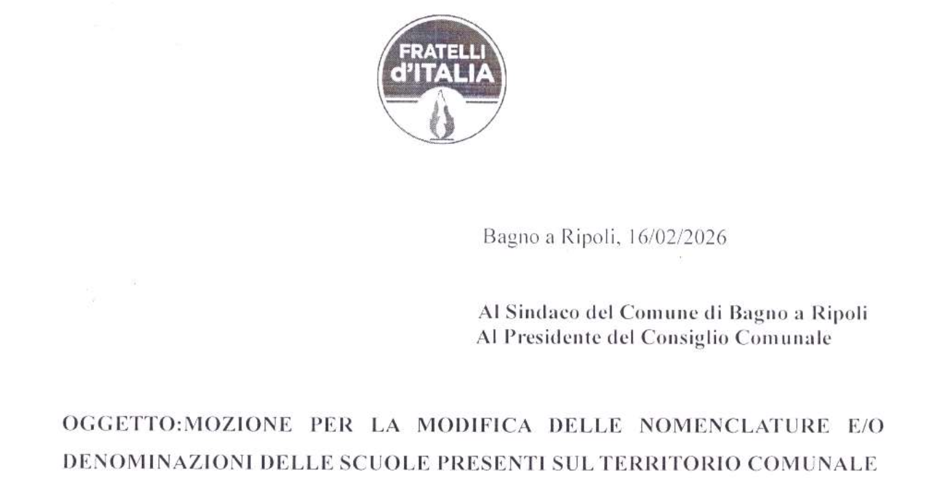 Mozione FdI a Bagno a Ripoli, solidarietà al sindaco Pignotti
